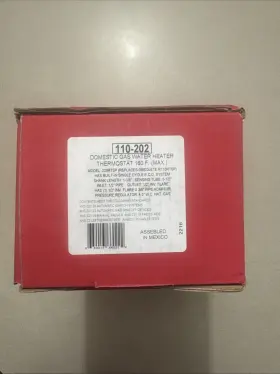 Robertshaw 662013660222 110-202 1/2 Inch Natural Gas Water Heater Universal Valve