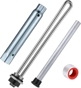 Saillong 445034665635 4 Pieces Rv Water Heater Elements Include 1 Anode Rod Electric