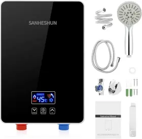 235359 Sanheshun Electric Tankless Water Heater 6000w 220v Instant Hot With Handhel