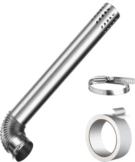 Saree 445011813820 3 Inch Tankless Water Heater Vent Pipe Kit Direct Of Od Elbow And