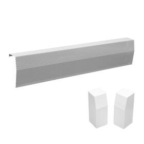 Saree B0dl9bc6p8 Upgraded 5 Ft Baseboard Heater Cover Compatible Premium Series Galvanized