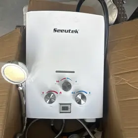 Jsd-6l Seeutek Outdoor Portable Tankless Water Heater 12kw 6l/min Propane