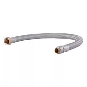 Sharkbite 445011032009 Max 1/2 Inch Push-to-connect X 3/4 Fip 24 Braided Stainless Steel Water