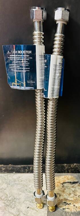 Sharkbite 697285064300 18in 3/4in Pex-a X Fip Stainless Water Heater Connector