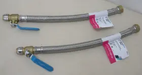 Ur3068fx18bvz Sharkbite 697285078512 Two Max Water Heater Connectors 1/2 Inch X 3/4 Fip-18. #ur3068fx18bvz