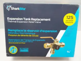 Sharkbite 697285257047 Brass Expansion Tank Replacement Thermal Relief Valve 3/4 Inch
