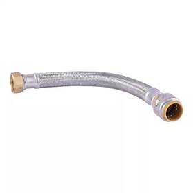 Sharkbite 711181674897 Max 3/4 Inch Push-to-connect X Fip 12 Braided Stainless Steel Water