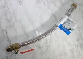Ur3088fx18bv Sharkbite Max 18 Inch Water Heater Connector 3/4 Ball Valve Push Connect Fip