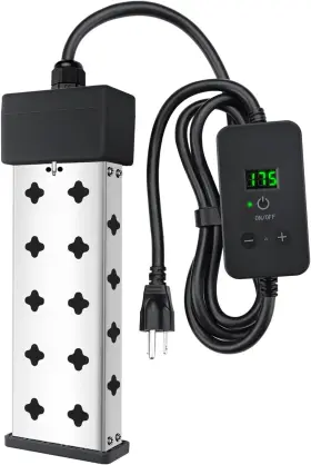 1800w Shenzhen Fuyu Technology Co. Ltd. 762765752104 Immersion Water Heater Portable Submersible Real Time Temp Display Ther