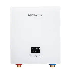 Sivuatek 711691988989 Electric Tankless Water Heater 6.5kw 240v Compact Instant Hot