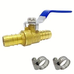 Slaige 788567721803 5/8 Inch Heater Hose Shut Off Valve 16mm Od Brass Ball 90 Degree Turn F