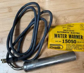 15050 Smith-gates Water Warmer 150w Submersible Portable Automatic-electric Heater 115vac #15050