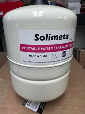S23012 Solimeta New 2.1 Gallon Potable Water Expansion Tank With Wall Mounting Bracket