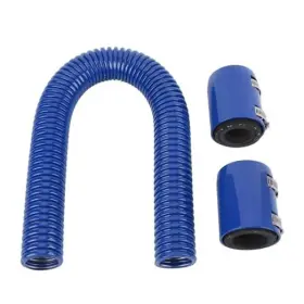 Srliya9wgocqy46z-14 Srliya 24in Stainless Steel Coolant Radiator Hose Kit Flexible Efficient Cooling Blue