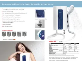 5-2e-open Stiebel Eltron 854685004486 Tankless Electric Water Heater With Shower Head Is Box