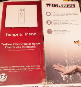 Tempra12trend Stiebel Eltron Tankless Water Heater Tempra 12 Trend Electric On Demand Hot Wate