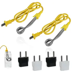 Waterheater-2 Stitokg 2-pack Portable Immersion Heater Kit - 120v-300w 240v-600w Instant Water Hea