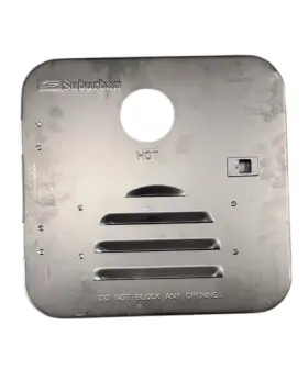 6285aeb Suburban St60 Rv Water Heater Door Frame Black Oem Exterior Panel Kit