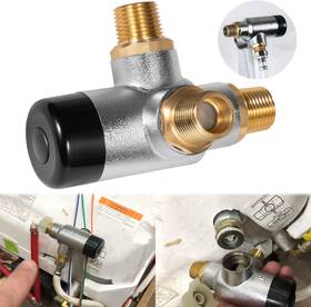 Sunluway 744110717815 90029 Mixing Valve Replace For Atwood Xt Series Water Heaters Brass 1/2 Inch Rv