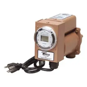 006-bc4-4pnp Taco 006 - Plumb Nft Plug 1/40 Hp Circulator Pump Bronze Digital Timer