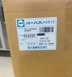 319143-166 Takagi Tankless Water Heater Replacement Heat Exchanger Part No