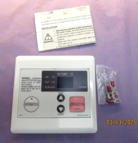 Tk-re02 Takagi Tankless Water Heater Temperature Remote Controller