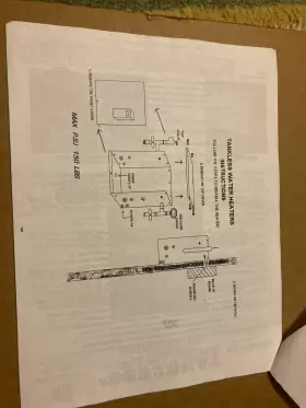 H-28-4 Tankless Inc. Water Heater Installation Instruction Manual Use Care Guide With Diagrams