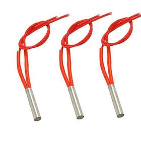 Tatoko 682559437638 8 X 40mm 100w Cartridge Heater Electric Heating Pipe Fittings Ac110v 3pcs Red
