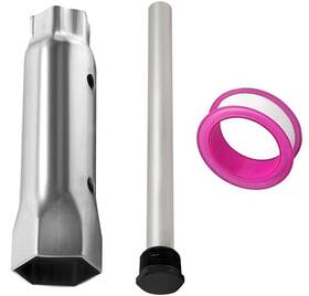 Tbesevenxt 710913598166 Rv Water Heater Element Wrench Socket 10 Inch X 1 1/16 1/2 And Anode