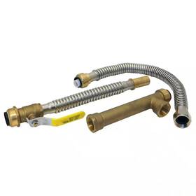 Tectite 744110371956 Water Heater Installation Kit With Tank Tee