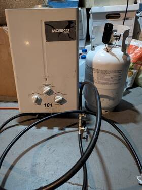 Tengchang Ez101 Propane Gas Tankless Water Heater With Tank And Tubing