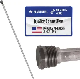 The Water Connection 313035385371 Aluminum Zinc Heater Anode Rod Get Rid Of Your Rotten E