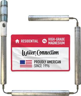 The Water Connection 744110987805 Bradford White Heater Anode Rod Flexible Magnesium