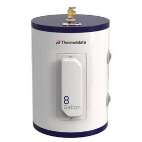 Thermomate 850073127377 Tank Water Heater Electric 8 Gallon Small Point Of Use Residential Hot Water