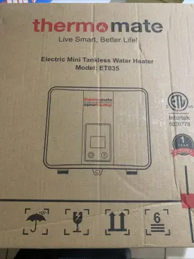 Et035n Thermomate Tankless Water Heater Electric 3500w 120v Et035 New In Box