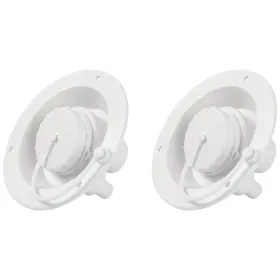 Rvh2 Tongass 2-pack White Universal Fit Gravity Feed Fresh Water Fill Hatch Inlet For Rv T