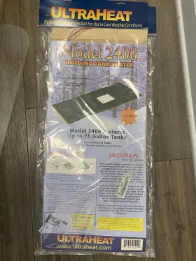 Amm2500 Ultraheat Holding Tank Heater. Up To 75 Gallons 12 X 24 Inches