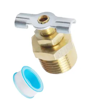 2993psf001 Unlrae Rv Water Heater Drain Plug Car Accessories 1/2inch Brass Hot