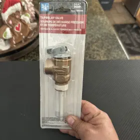 Us Water Heater Company 098268007237 New Temperature &pressure Relief Valve Male Thread 3/4 Inch 150 Psi