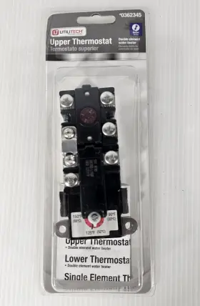 321898-000 Utilitech Water Heater Upper Thermostat 7 Pole Hi-limit 120 Through 480 Volt