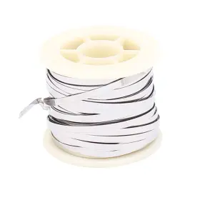 Uxcell 602451277187 15m 49ft 0.2x3mm Nichrome Flat Heater Wire For Heating Elements