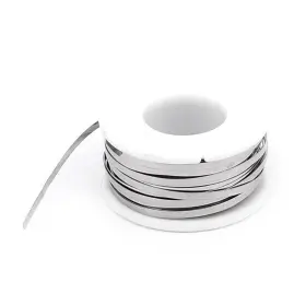 Uxcell 602451337607 15m 49ft 0.2x2mm Nichrome Flat Heater Wire For Heating Elements
