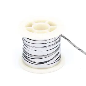 Uxcell 683007244136 7.5m 24.6ft 0.2x3mm Nichrome Flat Heater Wire For Heating Element