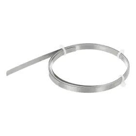 Uxcell 686130432869 Nichrome Flat Heater Wire 6.5ft 2m X0.2mmx5mm High Temp Black Silver
