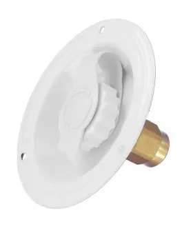 A01-0176lf Valterra 019079201768 White 2-3/4 Inch Fpt Lead-free Recessed Water Inlet