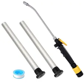 Vanpet 768472217028 3pack Rv Water Heater Anode Rod And Flush Wand Compatible With Suburban M