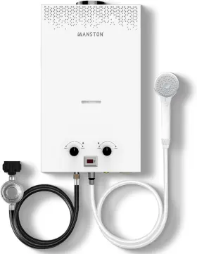 Vawh-d12w Vanston Water Heater Tankless Propane 3.16 Gpm Portable Heaters Instant 12l