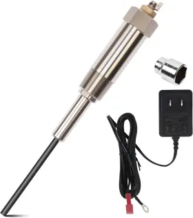 Amz-b0b6pr9tmf Vattceel Powered Anode Rod Water Heater Titanium 10-90 Gallon Tank