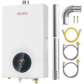 Velpax 717504332383 Propane Tankless Water Heater 4.74gpm 18l Indoor Constant Heat
