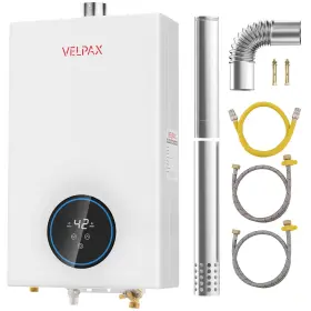 Velpax 717504332383 Propane Tankless Water Heater 4.74gpm 18l Indoor Constant Heat